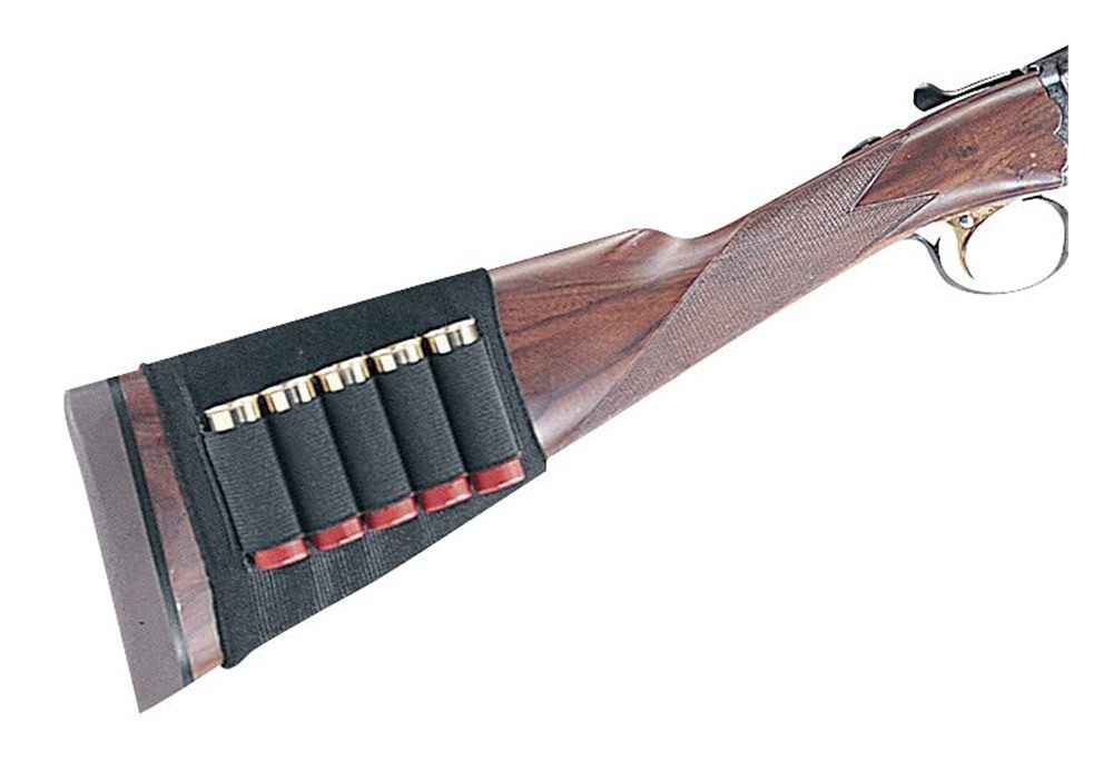 Uncle Mike's Buttstock Shell Holder Kodra Black Rifle Open Style, Card 8848 view 2
