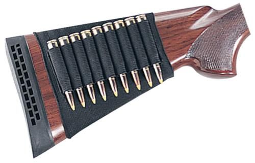 Uncle Mike's Buttstock Shell Holder Kodra Black Rifle Open Style, Card 8848 view 3