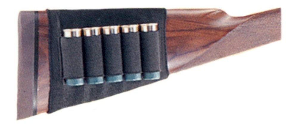 Uncle Mike's Buttstock Shell Holder Kodra Black Shotgun Open Style, Card 88