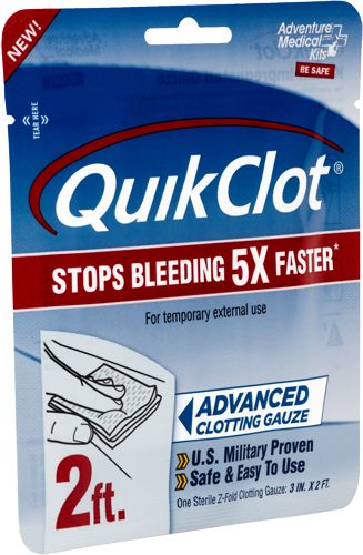 Tender Adventure Medical Kits 50200025 QuikClot Stop Bleeding White Clottin view 4