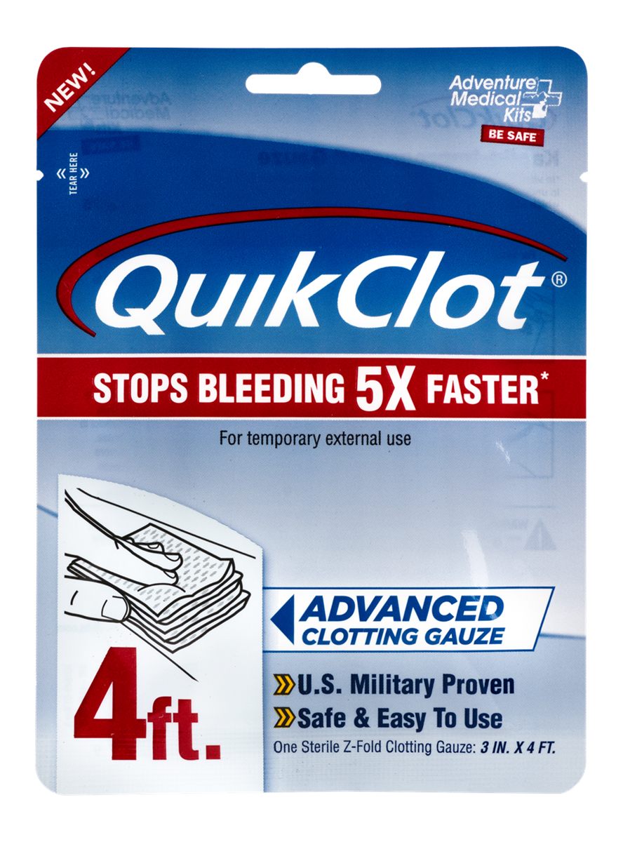 ARB Adventure Medical Kits 50200026 QuikClot Stop Bleeding White 3in x 48in