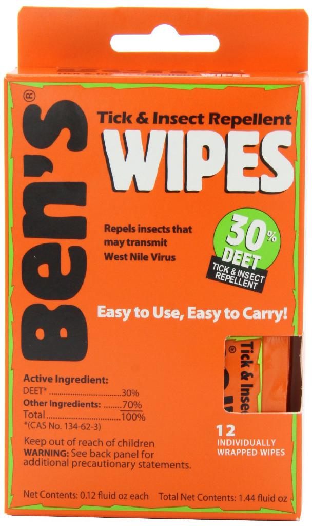 ARB Ben's 00067085 30 Odorless Scent Wipes Repels Ticks Biting Insects 12 view 2