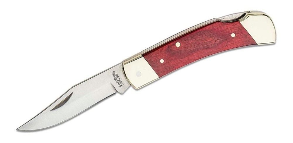 Uncle Henry Schrade Smokey Lockback Folding Knife 2-7/8in Clip Point Blade view 5