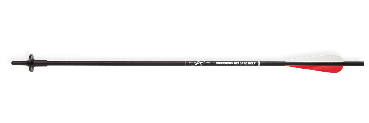 Carbon Express 55604 Crossbow Release Bolt Black/Red 22in Fiber 1