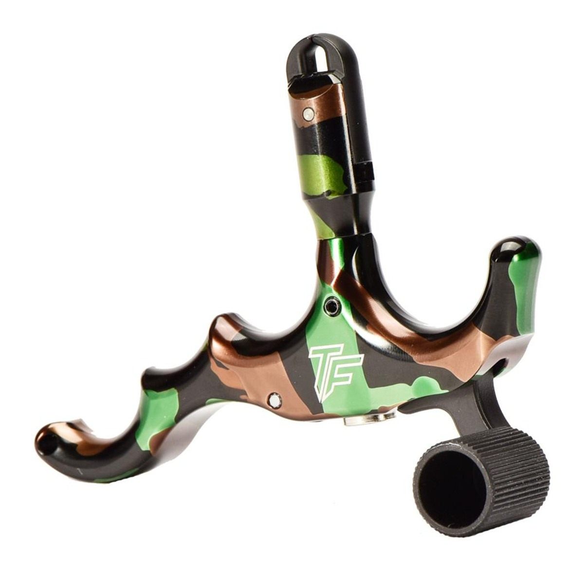 Feradyne Outdoors Trufire Release Edge 4-Finger Dual JAW Thumb Button Camo