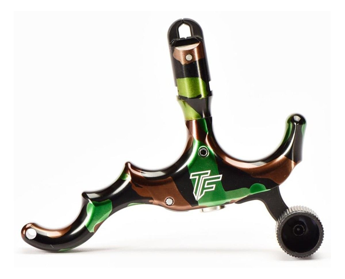 Feradyne Outdoors Trufire Release Edge 4-Finger Dual JAW Thumb Button Camo view 2