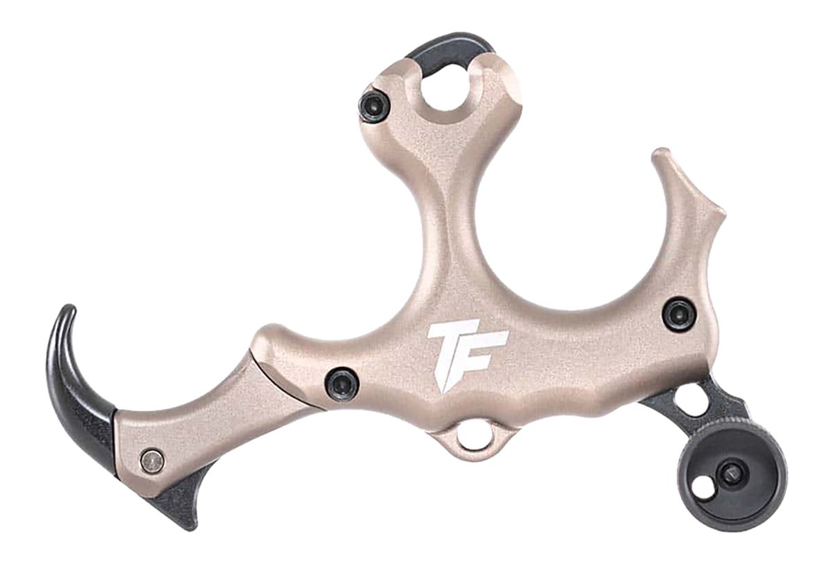 Feradyne Outdoors Trufire Release Rivet Handheld 3-Finger Link Style Grey