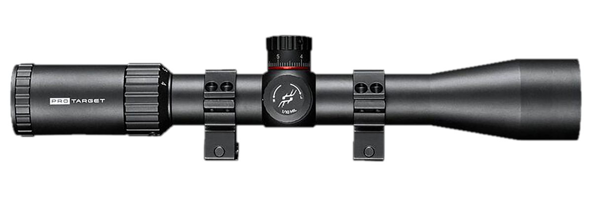 Simmons Pro Target Rifle Scope 4-12x40 30mm SFP Mil Dot Black