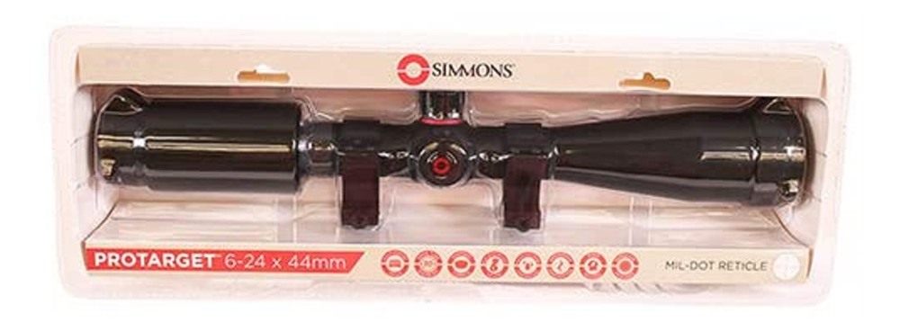 Simmons 6-24X44 Protarget Black FC Wp/Fp T Turrets Sf view 2