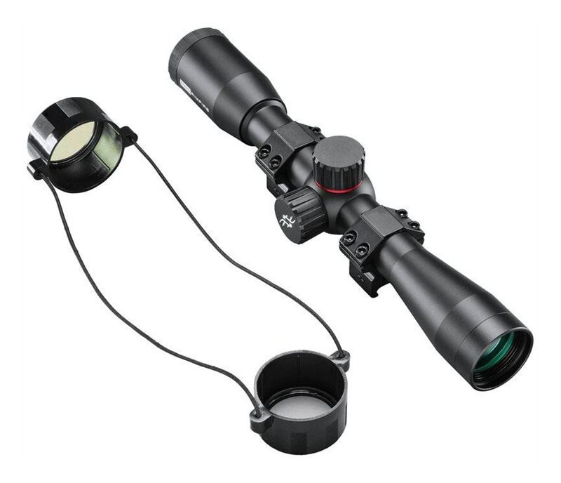 Simmons Pro Target Rimfire Rifle Scope 4x32mm 1in SFP Truplex Weaver Rings view 3