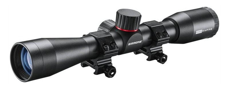 Simmons Pro Target Rimfire Rifle Scope 4x32mm 1in SFP Truplex Weaver Rings view 4