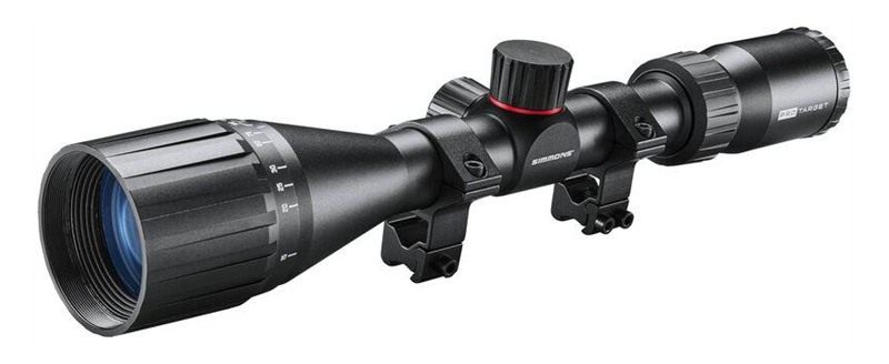 Simmons Pro Target Air 3-9x40 Rifle Scope 1in SFP Incl/ Dovetail Rings view 4