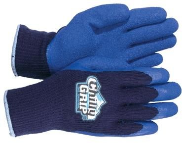 RED Steer Chilly Grip A311-L Navy Blue/Blue Acrylic Full Fingered Work and