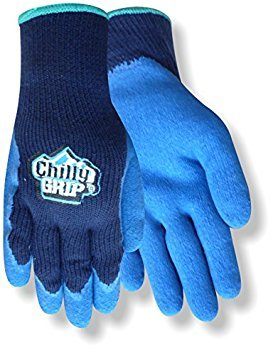 RED Steer Chilly Grip A311-L Navy Blue/Blue Acrylic Full Fingered Work and view 2