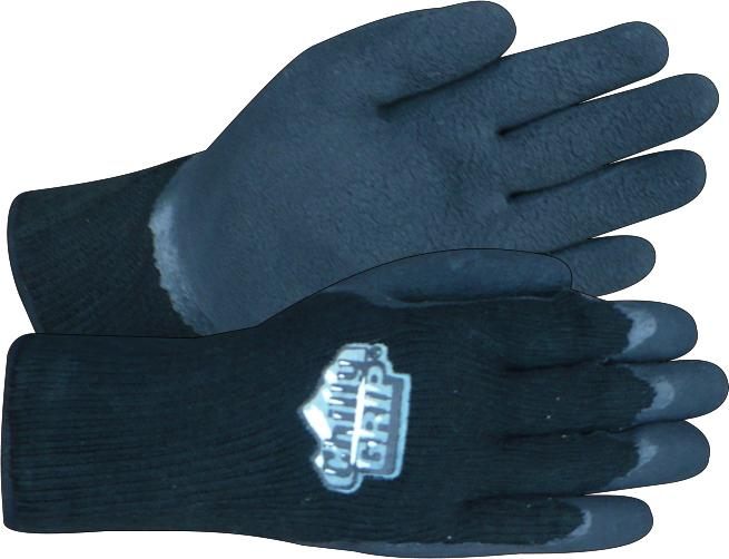 Red Steer A314-M Black Chilly Grip Foam Latex Glove