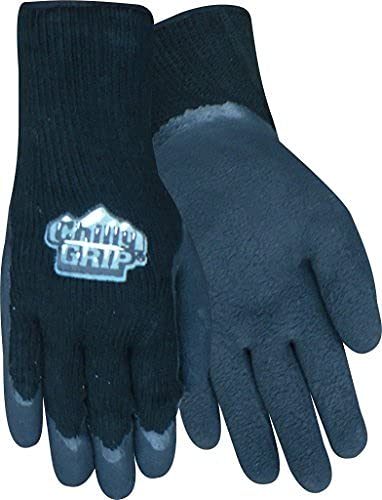 RED STEER A314-XL Black Chilly Grip Foam Latex Glove view 2