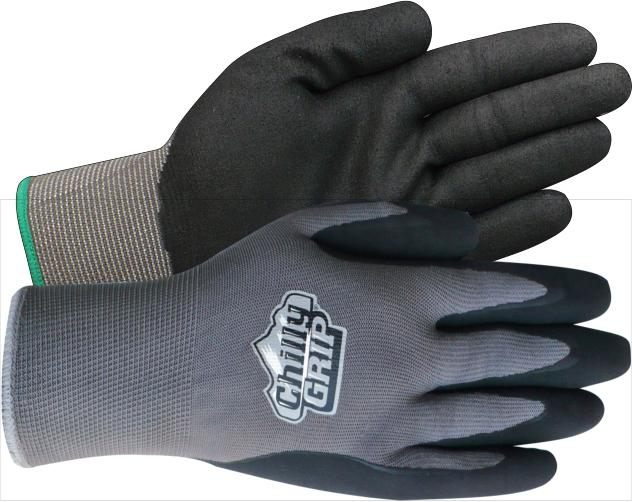 RED Steer A320 Gray Large Nylon Full Fingered Work General Purpose Gloves view 2