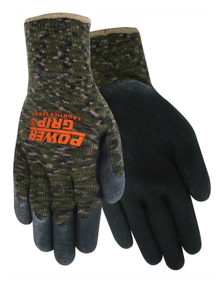 Red Steer Glove A302-L Power Grip Camo Black, Large