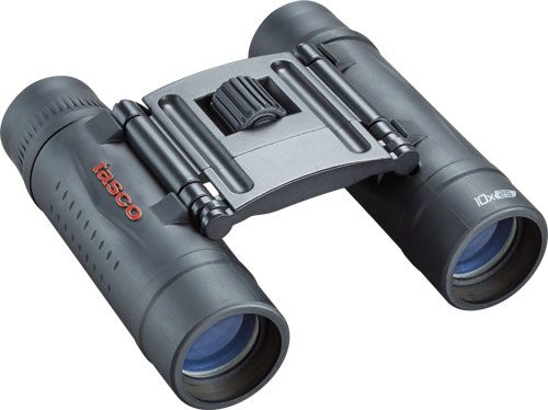 Tasco Essentials Roof Binocular 10x25mm Black MC Box 6L