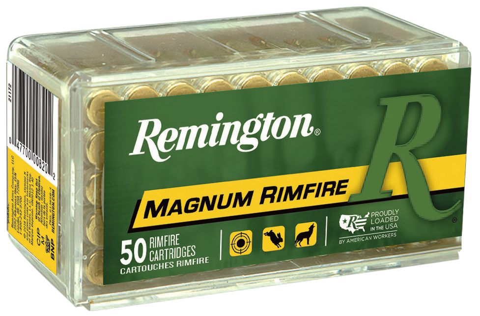 Remington Ammunition 21170 Magnum Rimfire 22WMR 40gr Jacketed Hollow Point