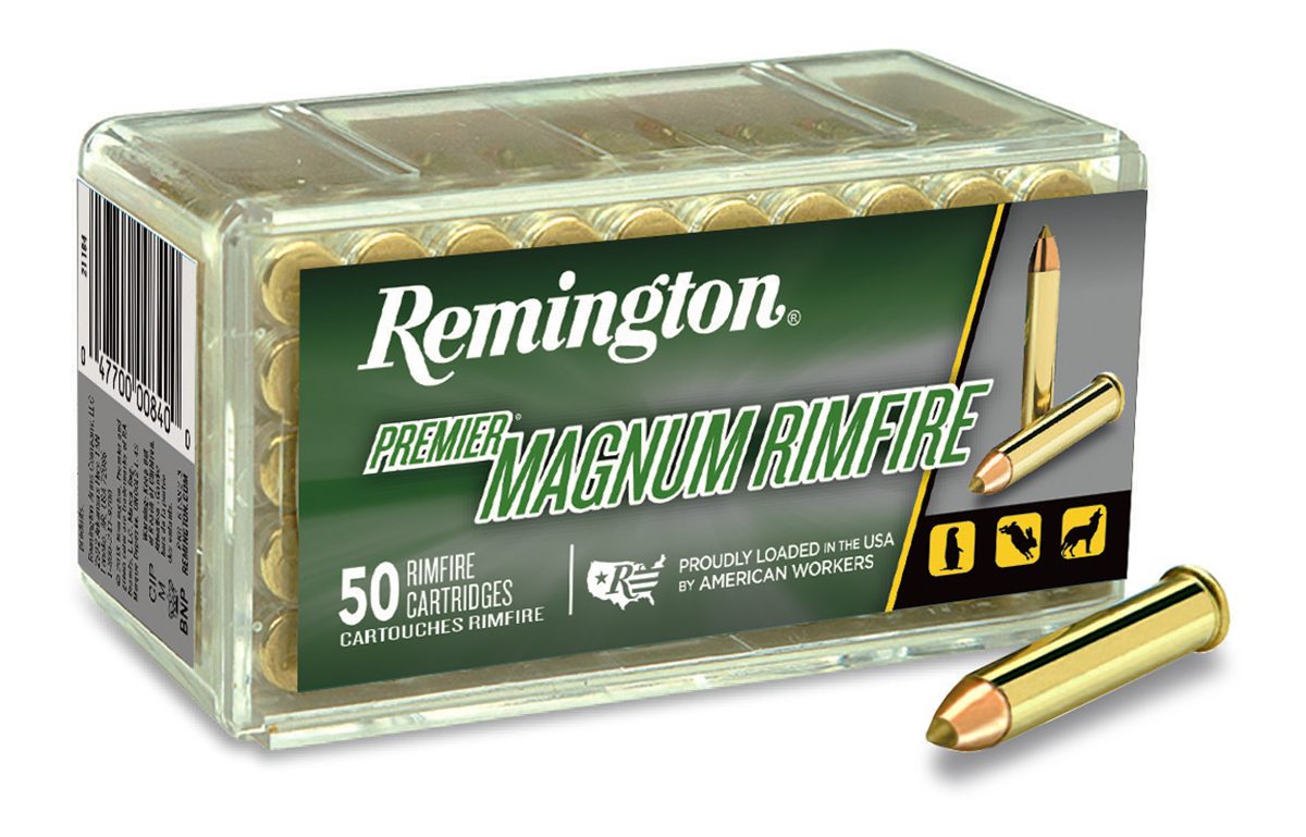 Remington Ammunition 28464 Premier Magnum Rimfire 17HMR 17gr AccuTip V 50 P
