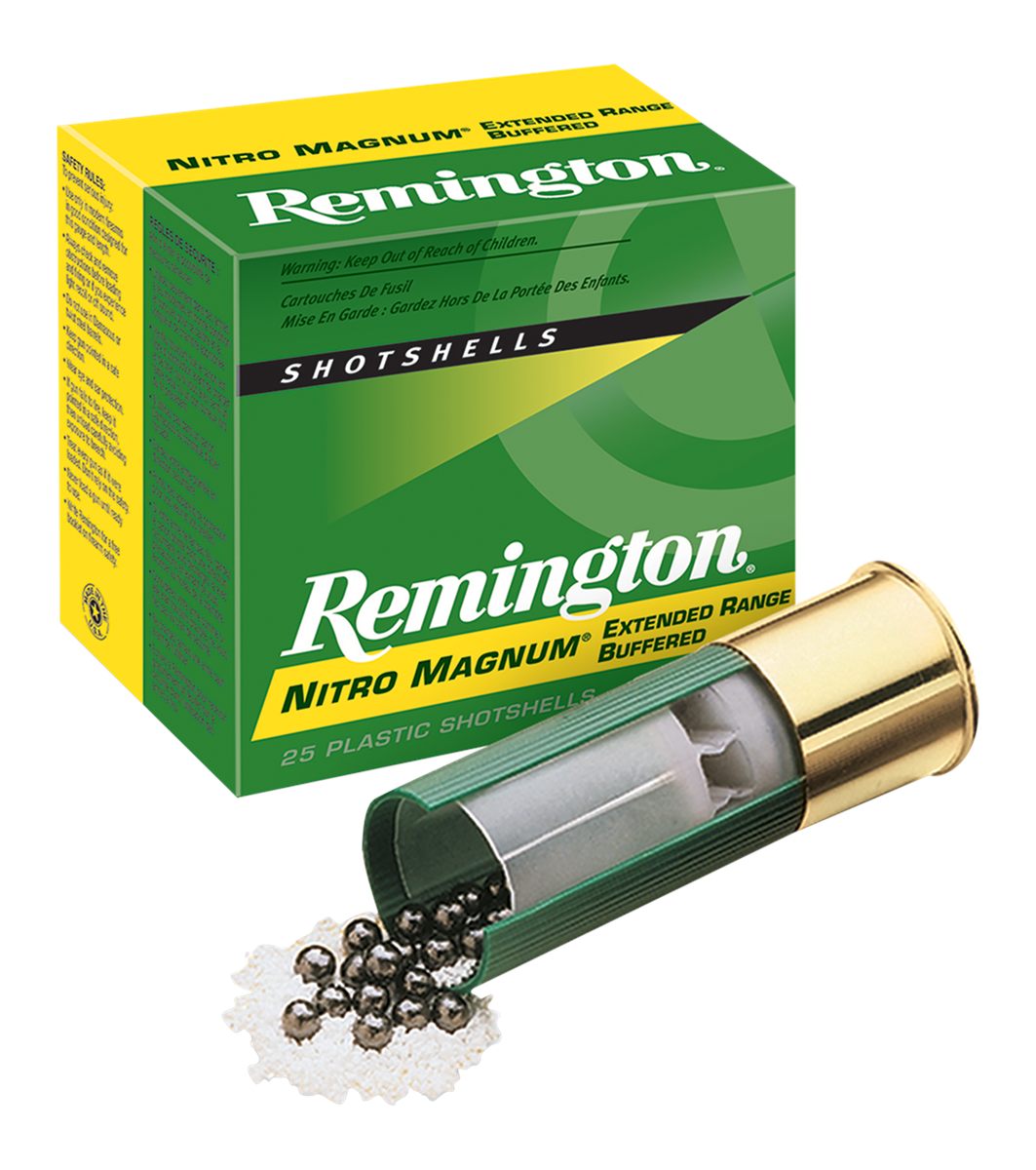 Remington Ammunition 20672 Nitro Magnum 20 Gauge 3in 1 1/4oz 4 Shot 25 Per