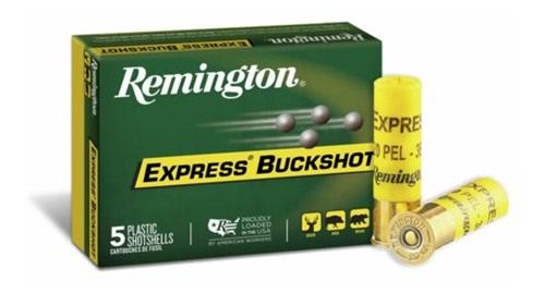 Remington Express Buckshot Shotgun Ammo 20 ga 2 3/4in 3 dr plts 3B 1220 fps view 3
