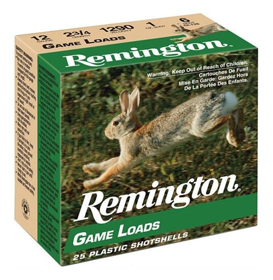 Remington Lead Game Load Shotshells 16 2-3/4in 1 oz 1200 fps 6 25/ct