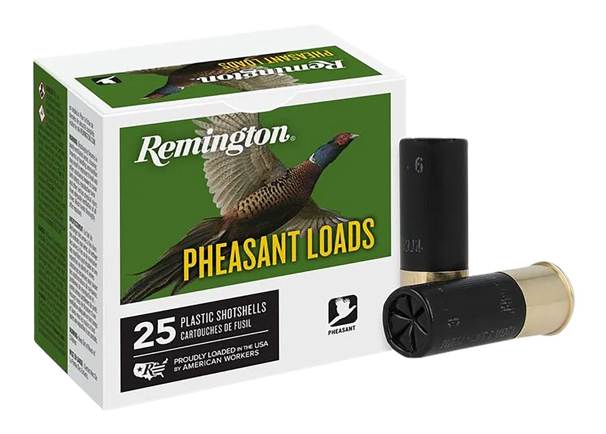 Remington Pheasant Loads Shotshells 12ga 2-3/4 in dr 1/4oz 6 1330 fps 25/ct