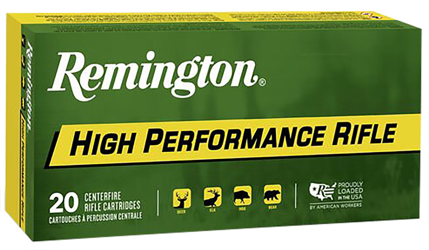 Remington Ammunition 21311 High Performance Rifle 22-250 55gr Pointed Soft