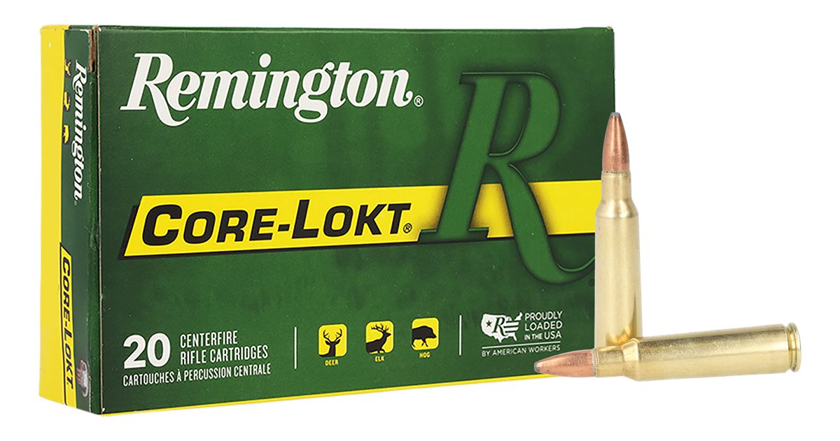 Remington Ammunition 29077 Core-Lokt 250 Savage 100gr Pointed Soft 20 Per B