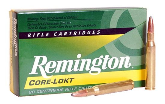 Remington Ammunition 27808 Core-Lokt 270 Win 130gr Pointed Soft 20 Per Box/ view 2