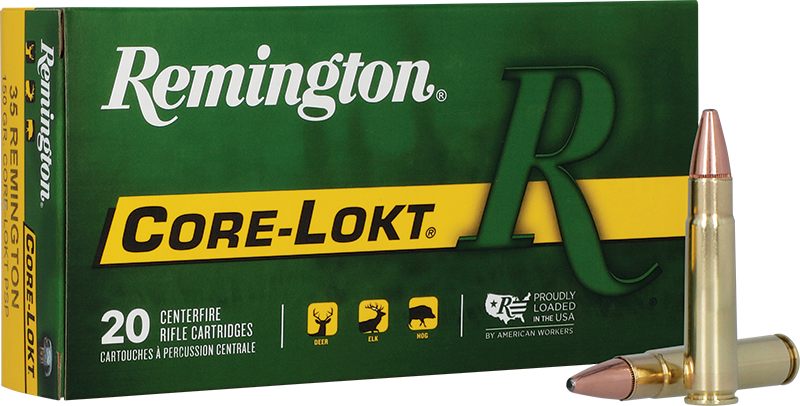 Remington Ammunition 21491 Core-Lokt 35 150gr Soft Point 20 Per Box/10 Case