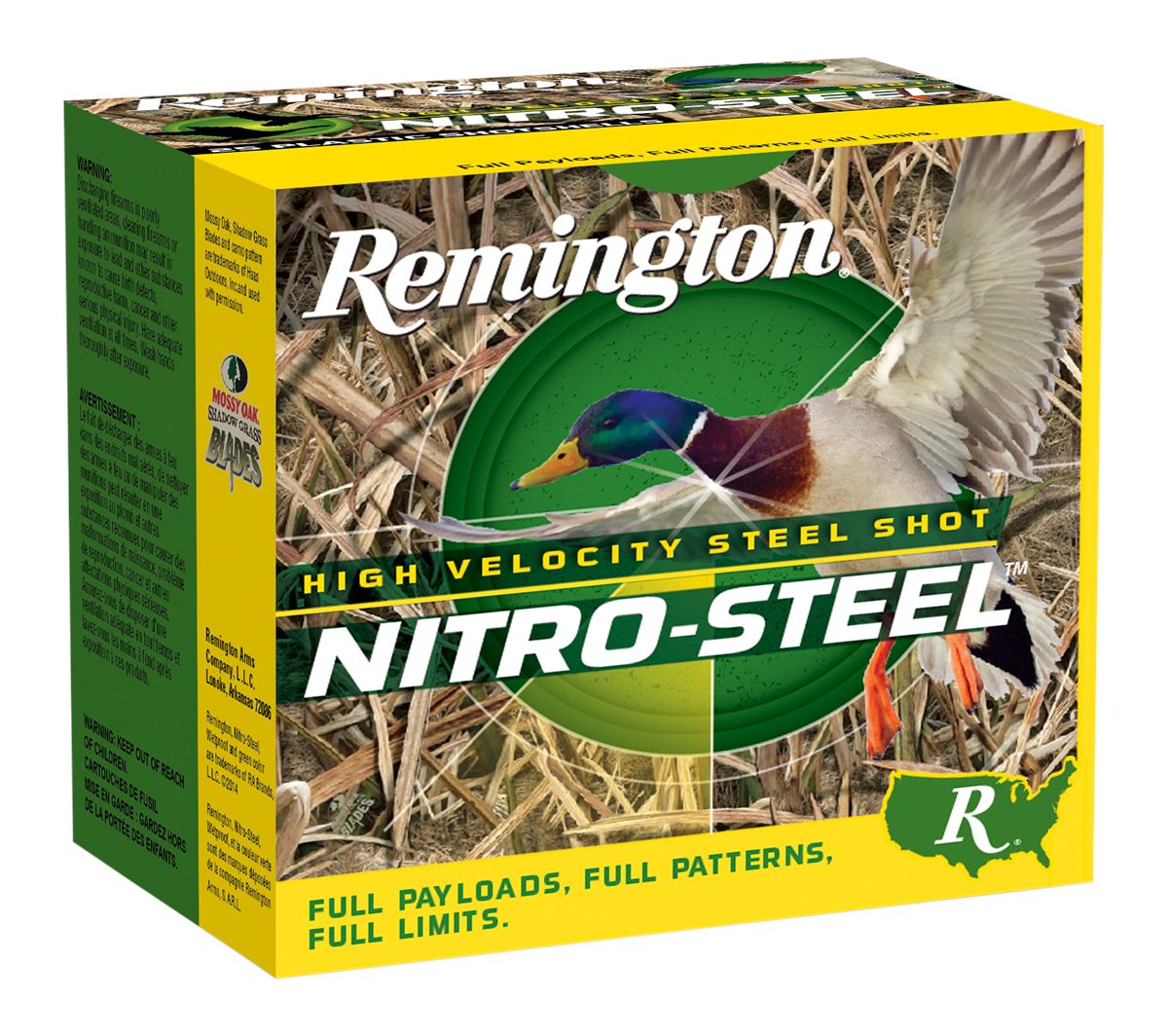 Remington Ammunition 20802 Nitro-Steel High Velocity 12 Gauge 3in 1 1/4oz 4