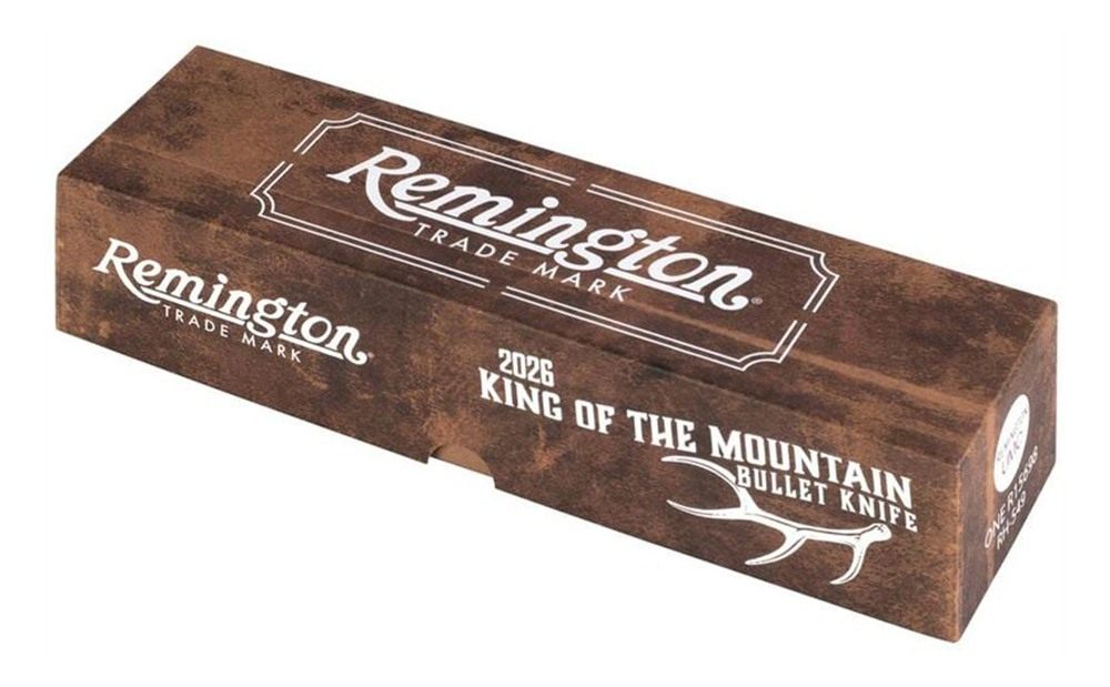 Remington Arms 2026 Bullet Knife King of the Mountain 3-1/2in Drop Point Bl