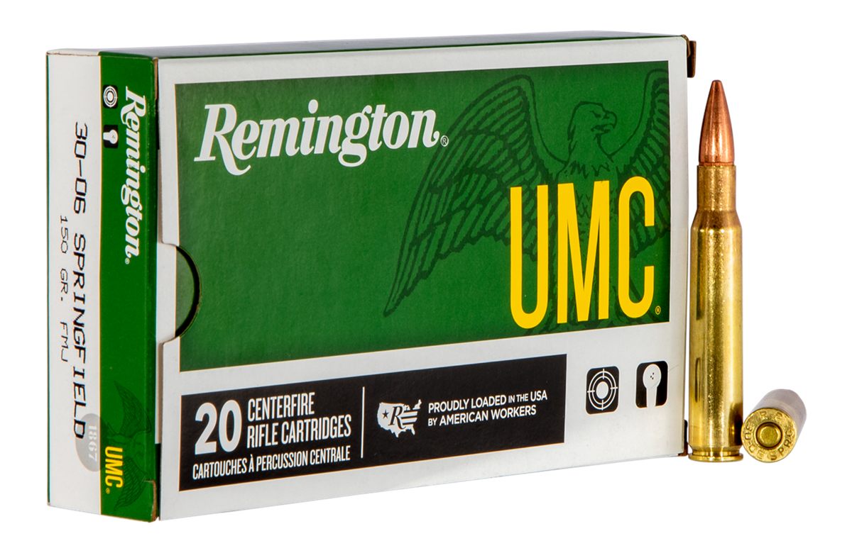 Remington Ammunition 23699 UMC 30-06 Springfield 150gr Full Metal Jacket 20