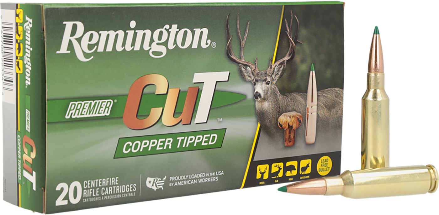 Remington Premier Cut Copper Tipped Rifle Ammunition 6.5 Creedmoor 120gr PT
