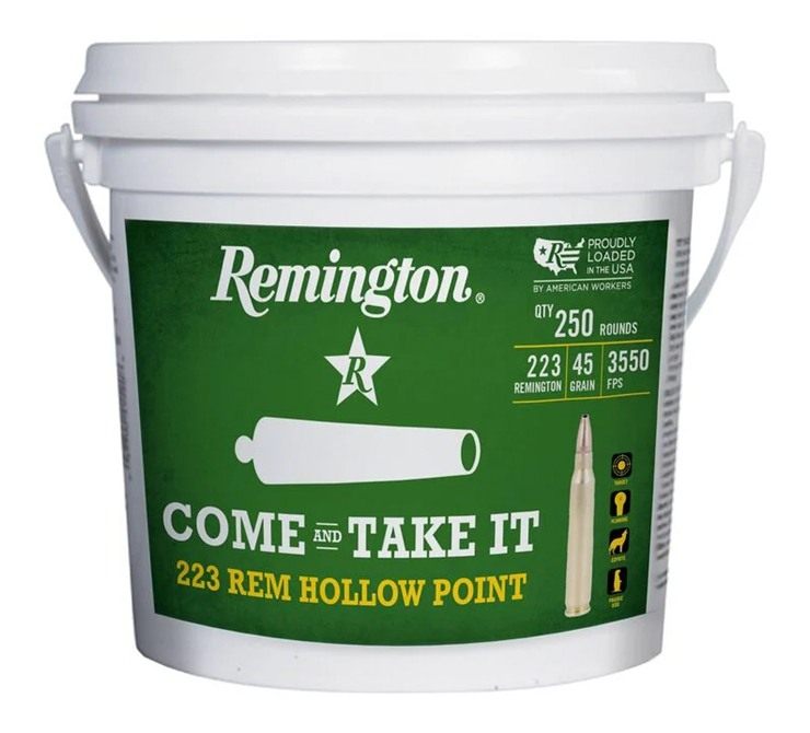 Remington Cati Bucket 223rem 45gr Jhp 250/4