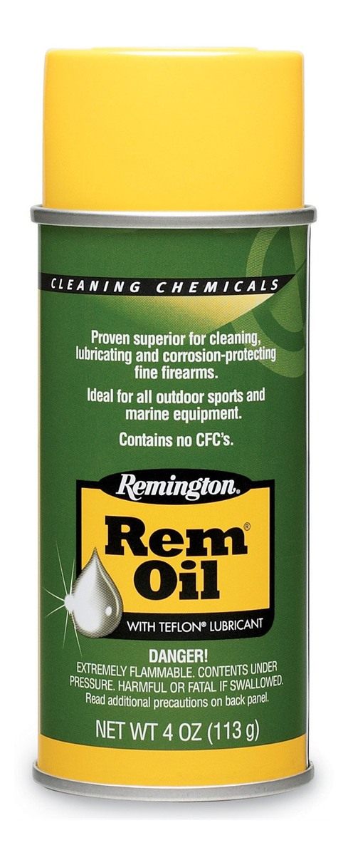Remington OIL 4OZ. Aerosal view 2