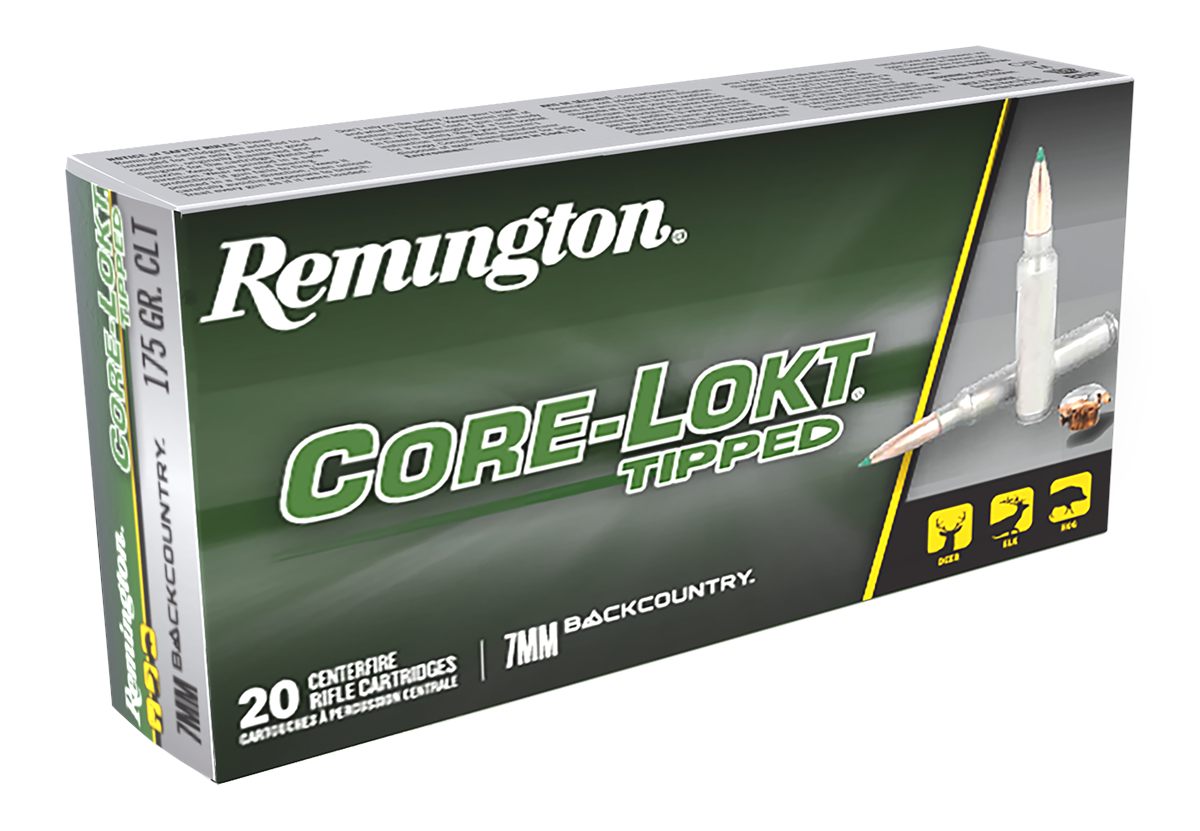 Remington Core-Lokt Tipped Rifle Ammunition 7mm Backcountry 175gr PT 3125 f