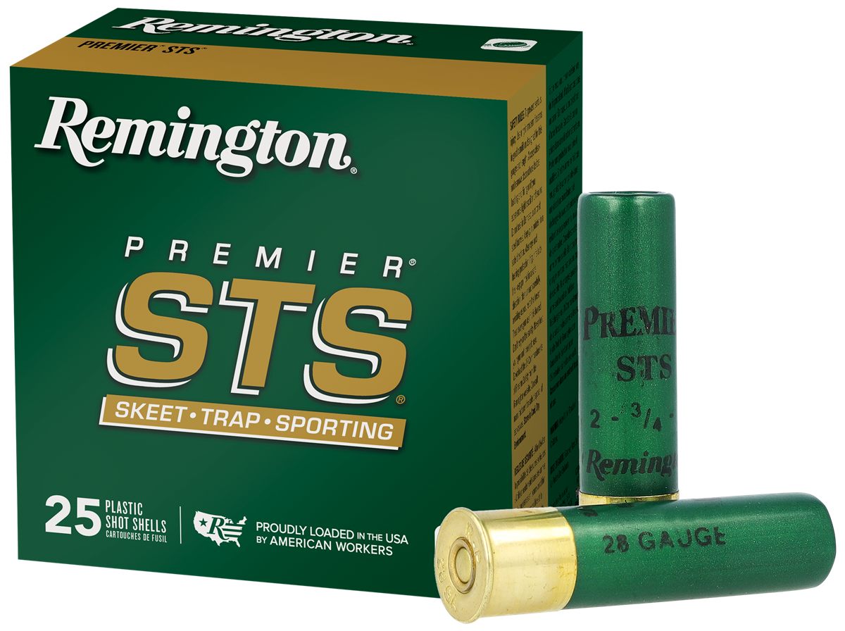 Remington Ammunition 28057 Premier STS 28 Gauge 2.75in 3/4 oz 8 Shot 25 Per