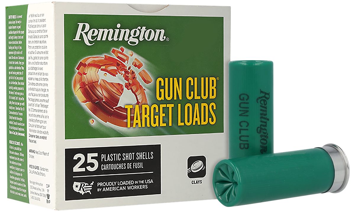 Remington Ammunition 20232 Gun Club 12 Gauge 2.75in 1 1/8oz 7.5 Shot 25 Per view 2