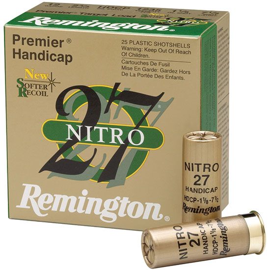 Remington Arms Ammunition 20222 Premier Nitro 27 Handicap 12 Gauge 2.75in 1 view 2