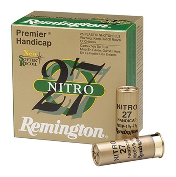 Remington Ammunition 20224 Premier Nitro 27 Handicap 12 Gauge 2.75in 1 1/8 view 2