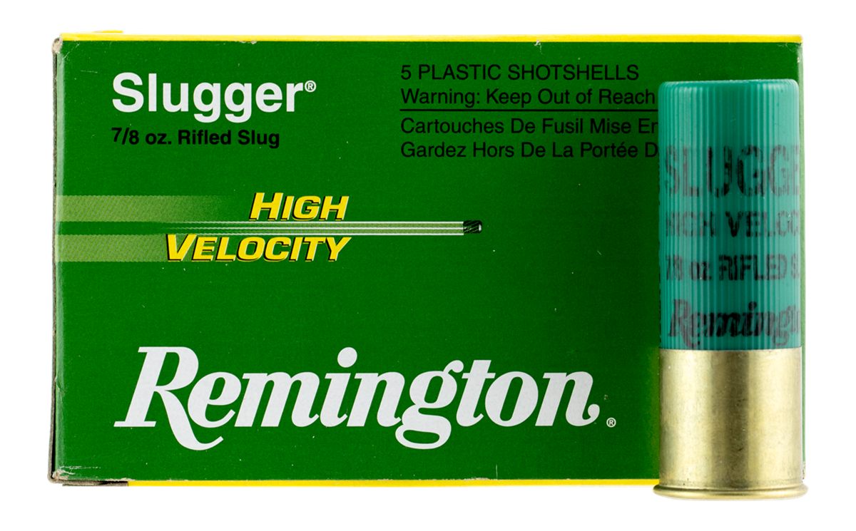 Remington Ammunition 28604 Slugger High Velocity 12 Gauge 3in 7/8 oz Rifled