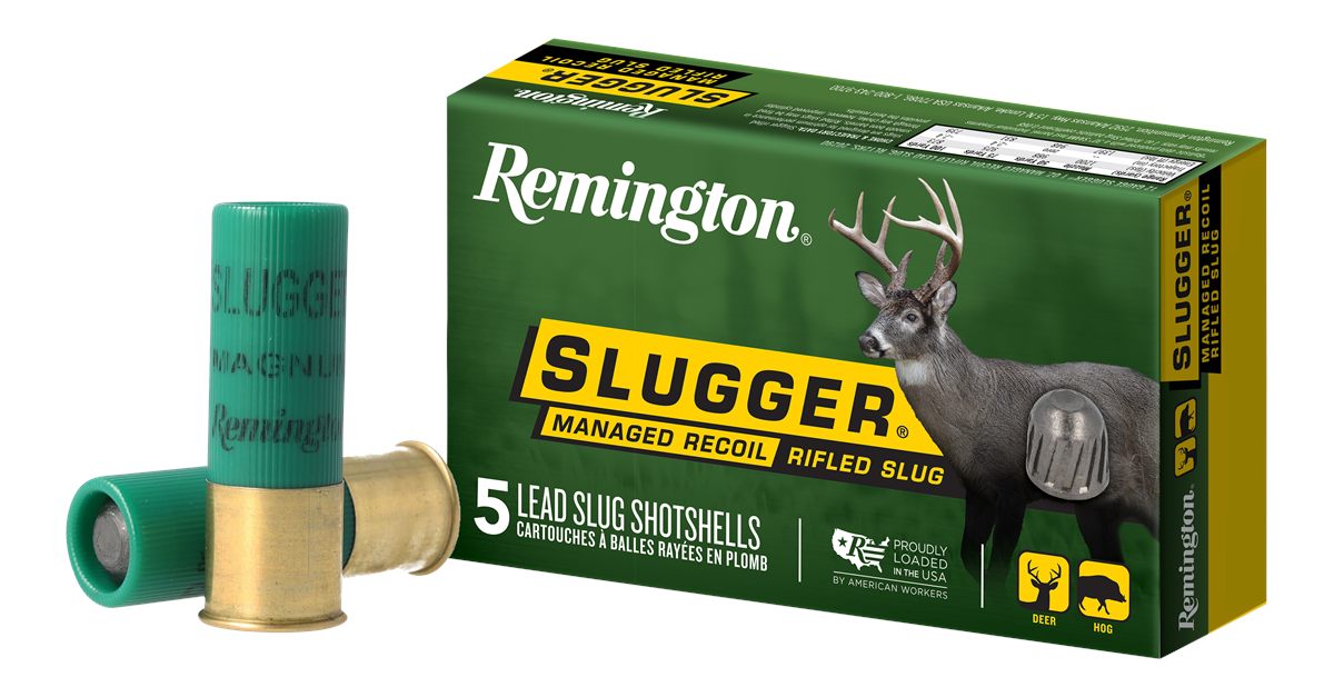 Remington Ammunition 20290 Slugger Managed-Recoil 12 Gauge 2.75in 1 oz Rifl