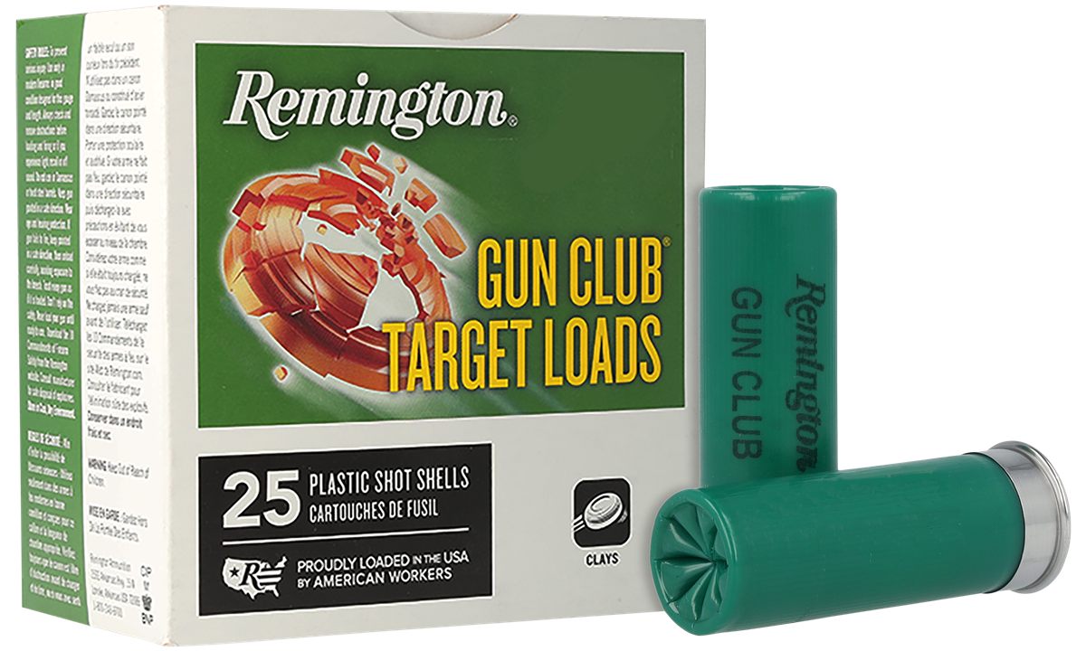 Remington Arms Ammunition 20081 Gun Club 12 Gauge 2.75in 1oz 8 Shot 25 Per view 2