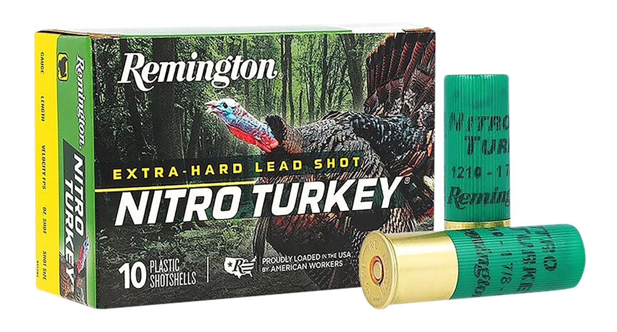 Remington Ammunition 26693 Nitro Turkey 12 Gauge 3in 1 7/8oz 4 Shot 10 Per