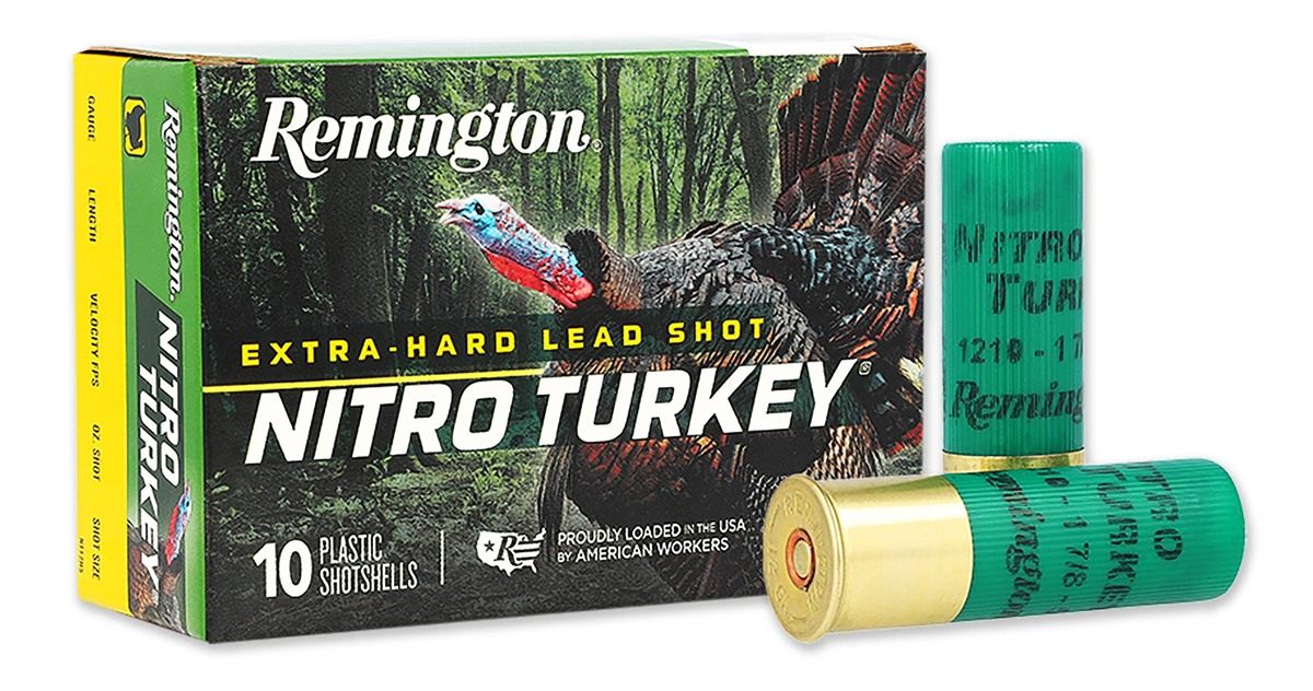 Remington Ammunition 26697 Nitro Turkey 12 Gauge 3in 1 7/8oz 6 Shot 10 Per