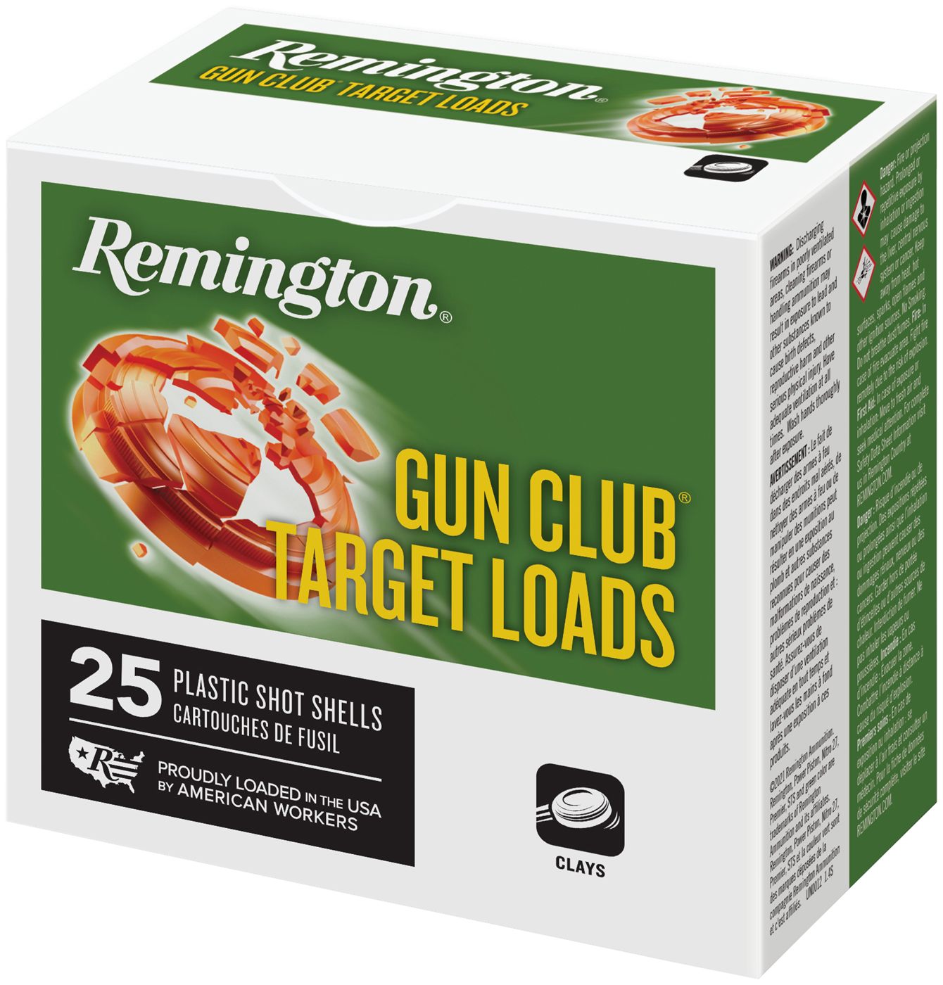 Remington Arms Ammunition 20239 Gun Club 20 Gauge 2.75in 7/8oz 7.5 Shot 25